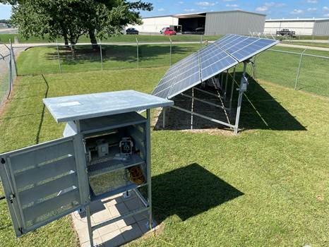 Louisville APCD Sensor Collocation Shelter at the Cannons Ln Air Monitoring Station which is an NCORE site.